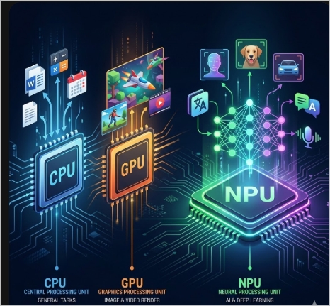 CPU GPU NPU