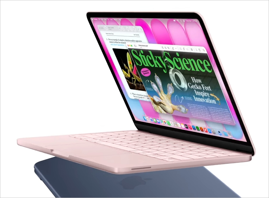 맥북 neo 블러시 색상