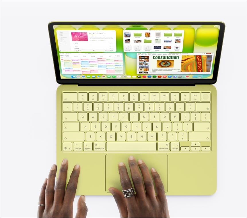 맥북 네오 시트러스 색상