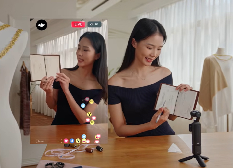 오즈모 포켓4 인플루언서